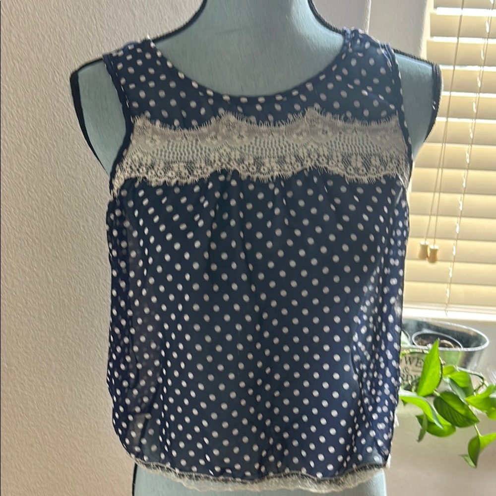 Iris Basic Polka Dot Top
